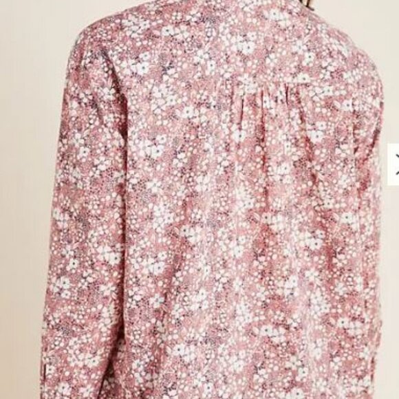 Anthropologie Pilco and the Letterpress The Sasha Boyfriend Buttondown, Sz XS - Picture 5 of 6